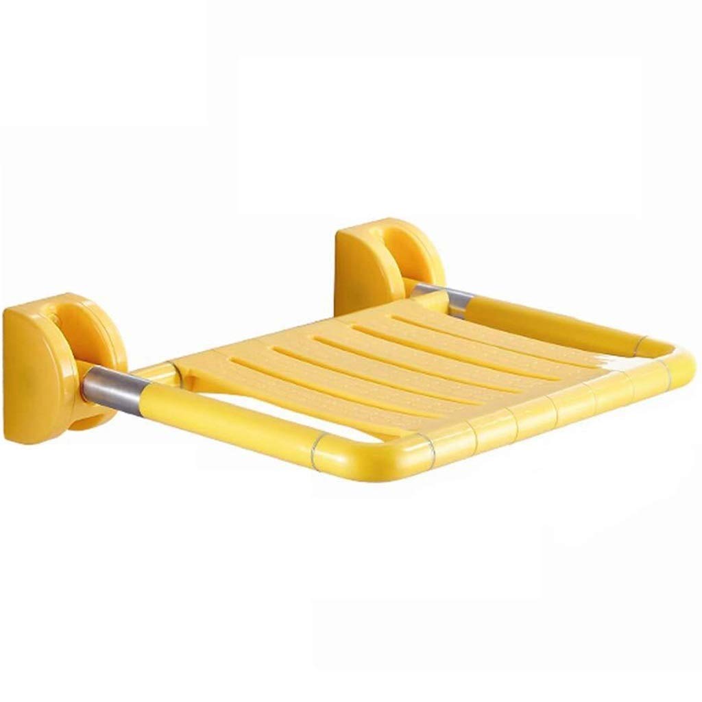 Siège de douche pliable à 90° avec assise élargie pour senior et PMR