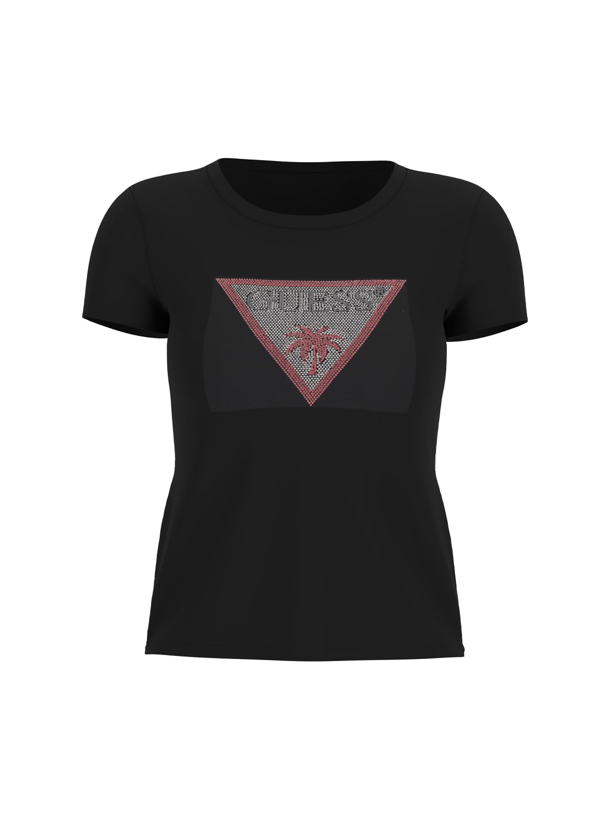 Guess Triangle Rhinestones SS TEE