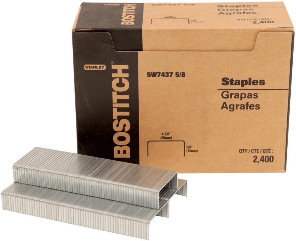 Bostitch 2400-Qty 5/8 in. Leg 1-3/8 in. Crown Packaging Staple (.074In X .037In)