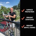 Ladder Stabilizer, Extension Ladder Cover, Anti-Slip, Fall Prevention | Scratch Protection, Ladder Safety Covers, Strong Grip, Ladder Corner Cover | Professional Accessory | for 1 1/8” wide Offset “T”