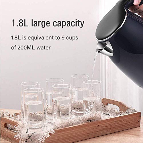 Hervidor eléctrico de agua inoxidable 1.8L 1800W miniatura 2