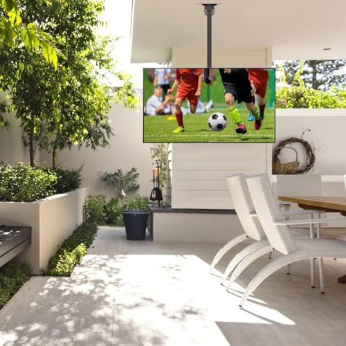 Image of Suptek Ceiling TV Mount Fits Most 26-65 inch LCD LED Plasma Panel Display with Max VESA 400x400mm Loaded up to 45kg /100lbs Height Adjustable MC4602