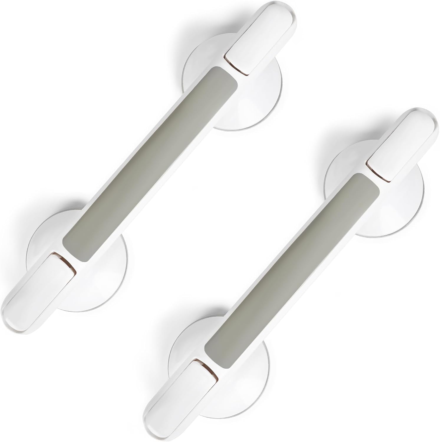 2Pack Grab Bars for Bathtubs and Showers, Suction Grab Bars