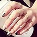 SOTOLAN 10 PCS Simple Bohemian Crystal Joint Knuckle Ring Sets Finger Rings Midi Ring Set Stackable (Gold) ¡­