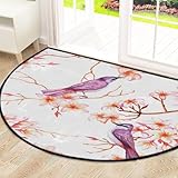 Tapis de cuisine décoratif : les tapis de cuisine demi-ronds mesurent 99,1 x 160 cm. Le tapis de sol est adapté pour l'intérieur, la chambre, la cuisine, l'appartement, l'entrée, le garage, la buanderie ou d'autres endroits.