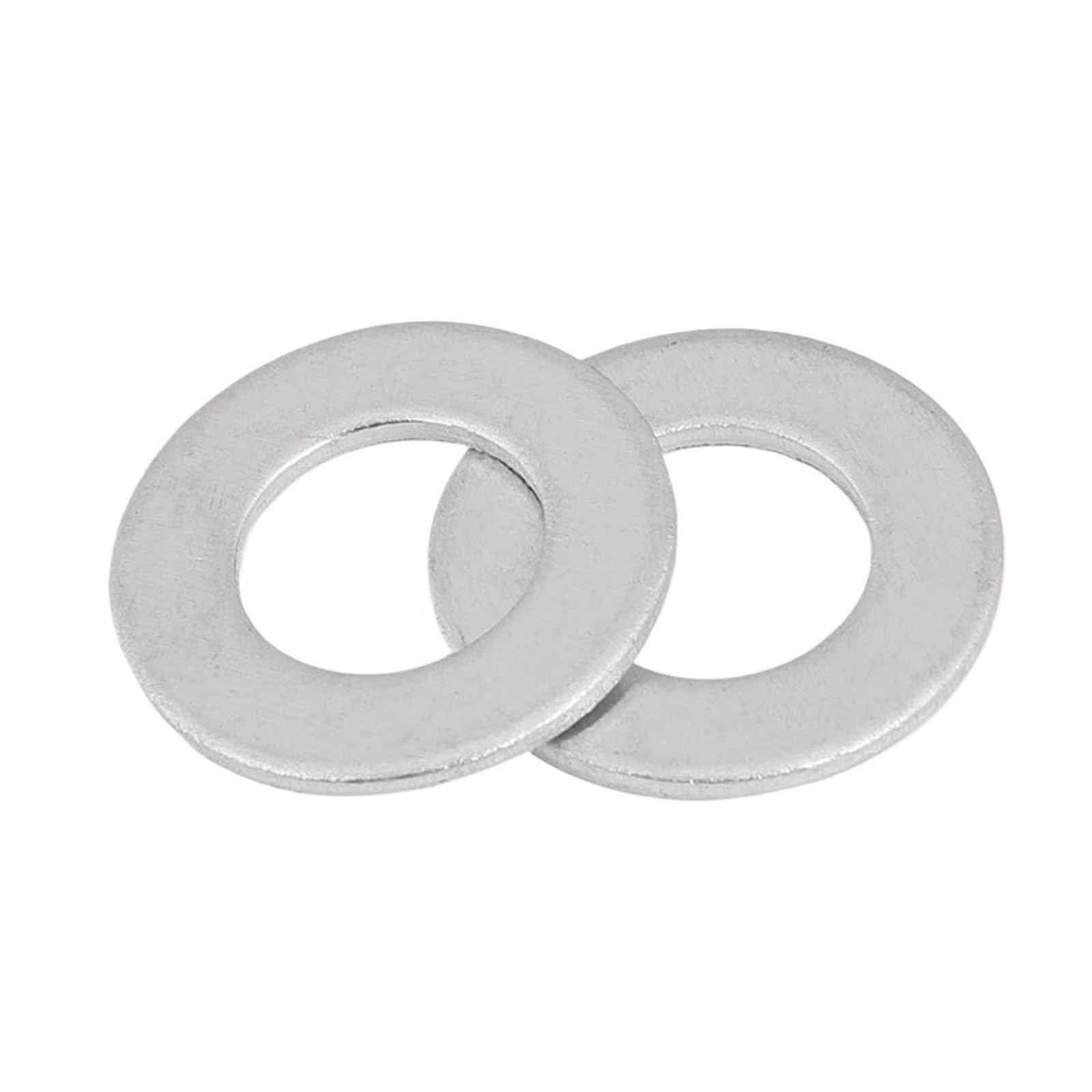 DeVow Aluminium 6061 DIN125 Flat Washer Plain Washers M3 M4 M5 M6 M8 M10 M12(M12X24X2.5 50PCS)