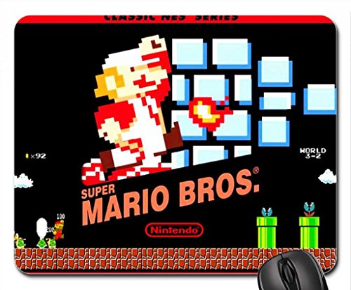 80's mania: Super Mario Bros. Mouse Pad, Mousepad (10.2 x 8.3 x 0.12 inches)