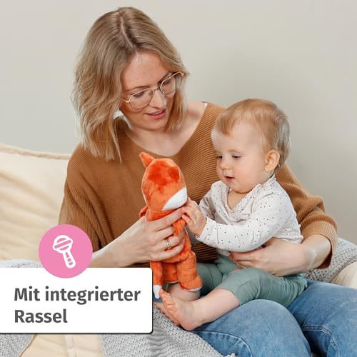 Baby Born for Babies Fuchs, weiche 26 cm Puppe mit Öhrchen und Fingertaschen, für Neugeborene, 836606 Zapf Creation