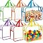6Pcs Large Colorful Handbag