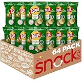 Lay's Potato Chips, Sour Cream & Onion, 1.5-Ounce Large Single Serve Bags (Pack of 64)