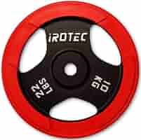 【バーベル　プレート】アイロテック(IROTEC)10kg×2枚 ラバー プレート 10kg(2枚) IROTEC (アイロテック)