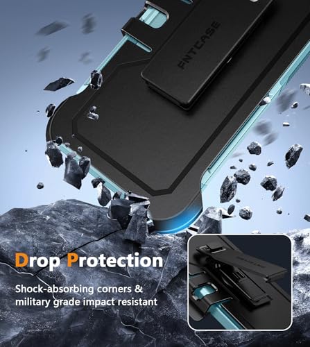 Coque Samsung Galaxy S25 FNTCASE antichoc verte avec béquille