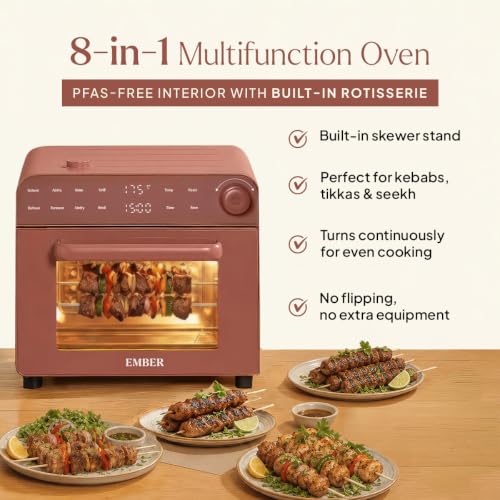 Image of Ember MarvelOven 8-in-1 Smart Oven | Air Fry, Bake, Grill & Ferment | MistFlow Steam Technology | HexaWand Even Heating | Terracotta