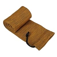 Avizon 130 x 12.5cm Gewehrsocke für Langwaffen mit Zielfernrohr, Silikon Behandelt Gewebe Lufgewehr Strumpf Hülse Braun