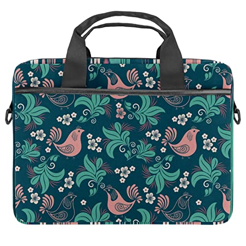 Sac ordinateur 14 pouces floral avec bandoulière sacoche PC portable