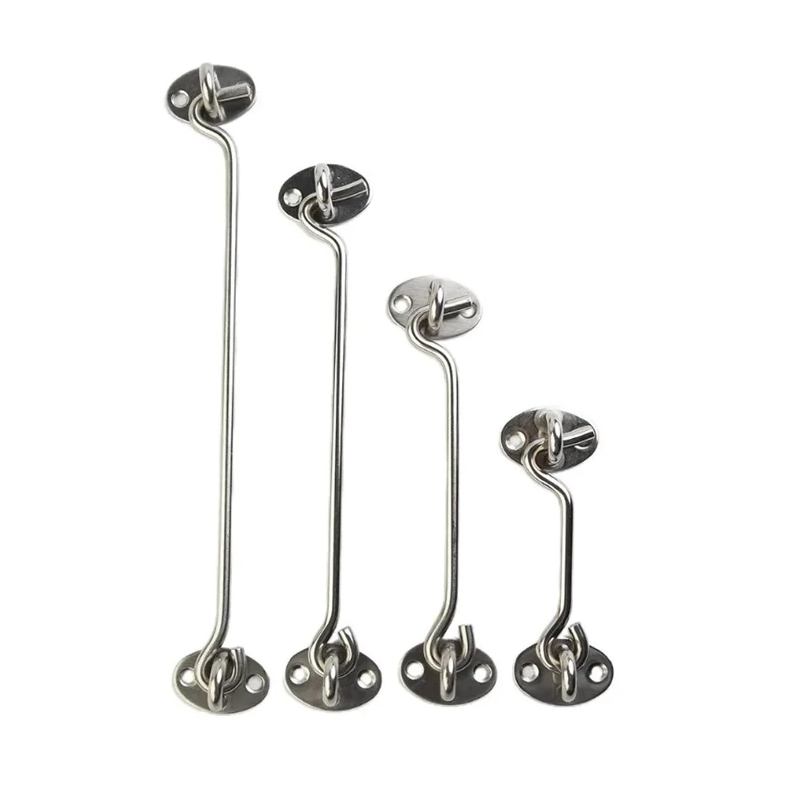 Zatrzask z oczkiem ze stali nierdzewnej, 6-8 cali, opakowanie 4 szt(8inch)