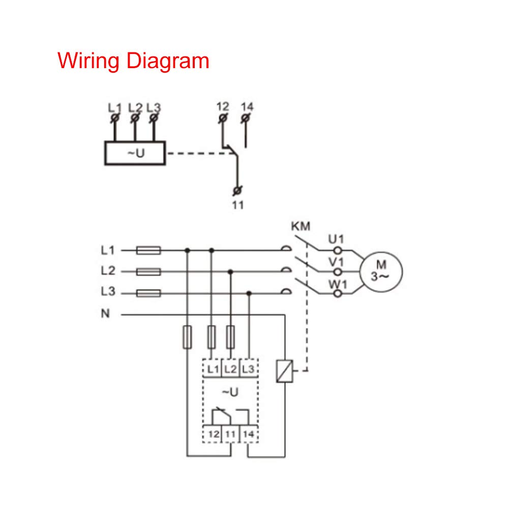 GRV8-05 3-Phase Voltage Monitoring Relay with Phase Sequence and Phase Failure Protection M265