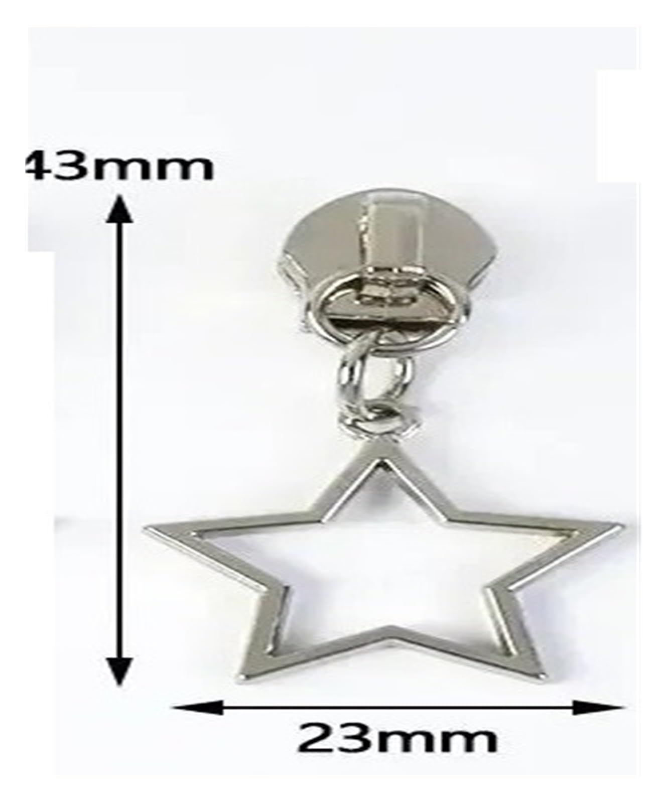 5-30 Pz Star Zipper Pull For Cerniere In Nylon Cursore Kit Di Riparazione FAI DA TE Accessori For Cucire Borsa Cappotto Vestiti Zip Teste Parti Ricambio(ZT204-LightGold,30Pcs)