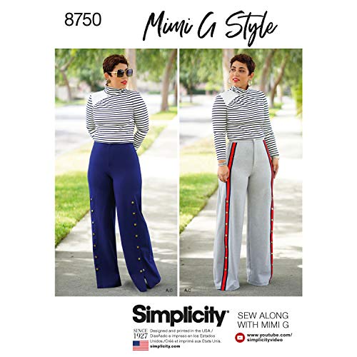Simplicity Women's Shirts and Wide Leg Pants Sewing Patterns by Mimi G Style, Sizes 6-14