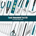 Sundpey 379-PCs Home Tool Kit - Complete Household/Auto Repair Tool Set - General Portable Basic Hand Tool Box Storage Case with Drawer for Homeowner & Diyer & Handyman