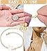 Dailyacc 925 Sterling Silver Lobster Clasp with Closed Jump Rings Gold Necklace Clasps and Closures for Jewelry Bracelet Extender,Made in Italy