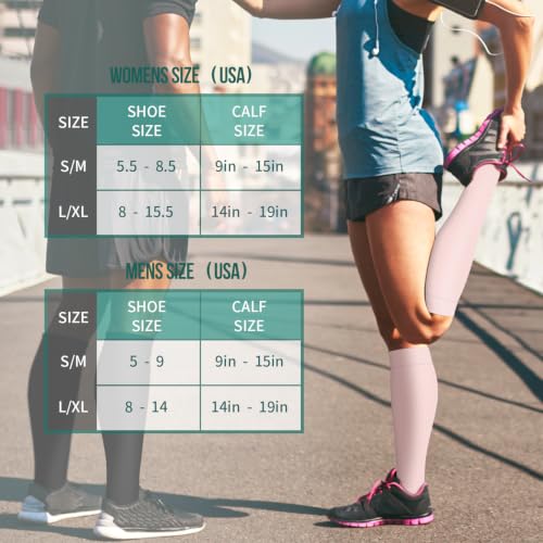 Image of Laite Hebe 3 Pack Medical Compression Sock-Compression Sock For Women and Men Circulation -Best for Running,Nursing,Athletic Sports