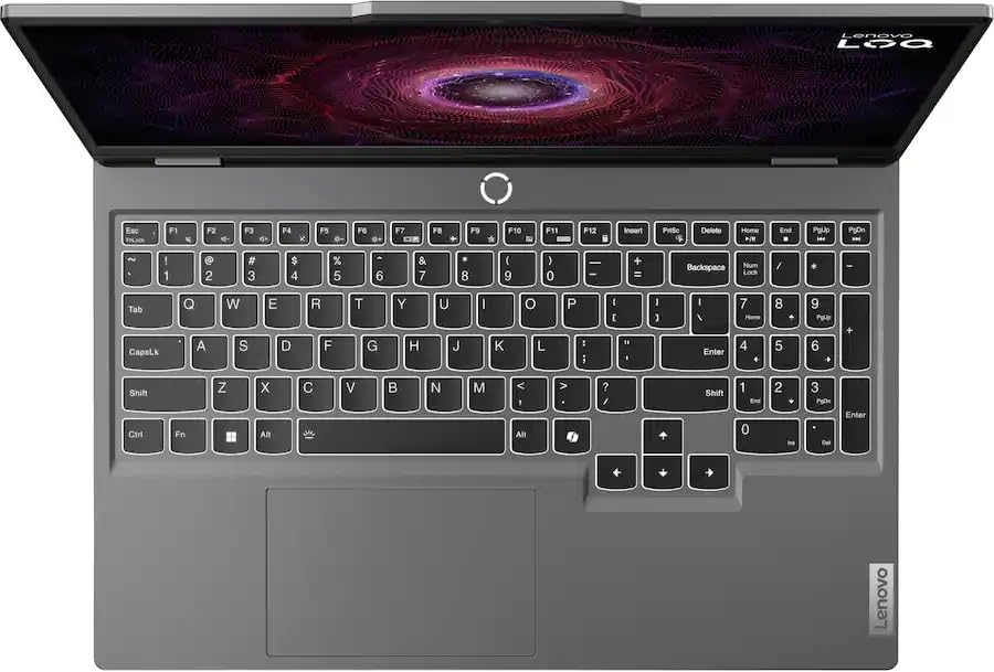 Image of Lenovo LOQ Gaming Laptop 15.6 inch FHD (1920x1080) IPS Anti-Glare 144Hz, AMD Ryzen 5 7235HS, NVIDIA GeForce RTX 4050,12GB RAM, 1TB SSD, Win11, White Backlit, Luna Grey, w /USB Hub, W /GaLiMu