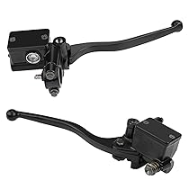 Cilindro Maestro Freno per ATV Quad, Compatibile con Modelli 250 350 400 450, Pompa Freni Idraulica con Leva e Serbatoio, Facile Installazione