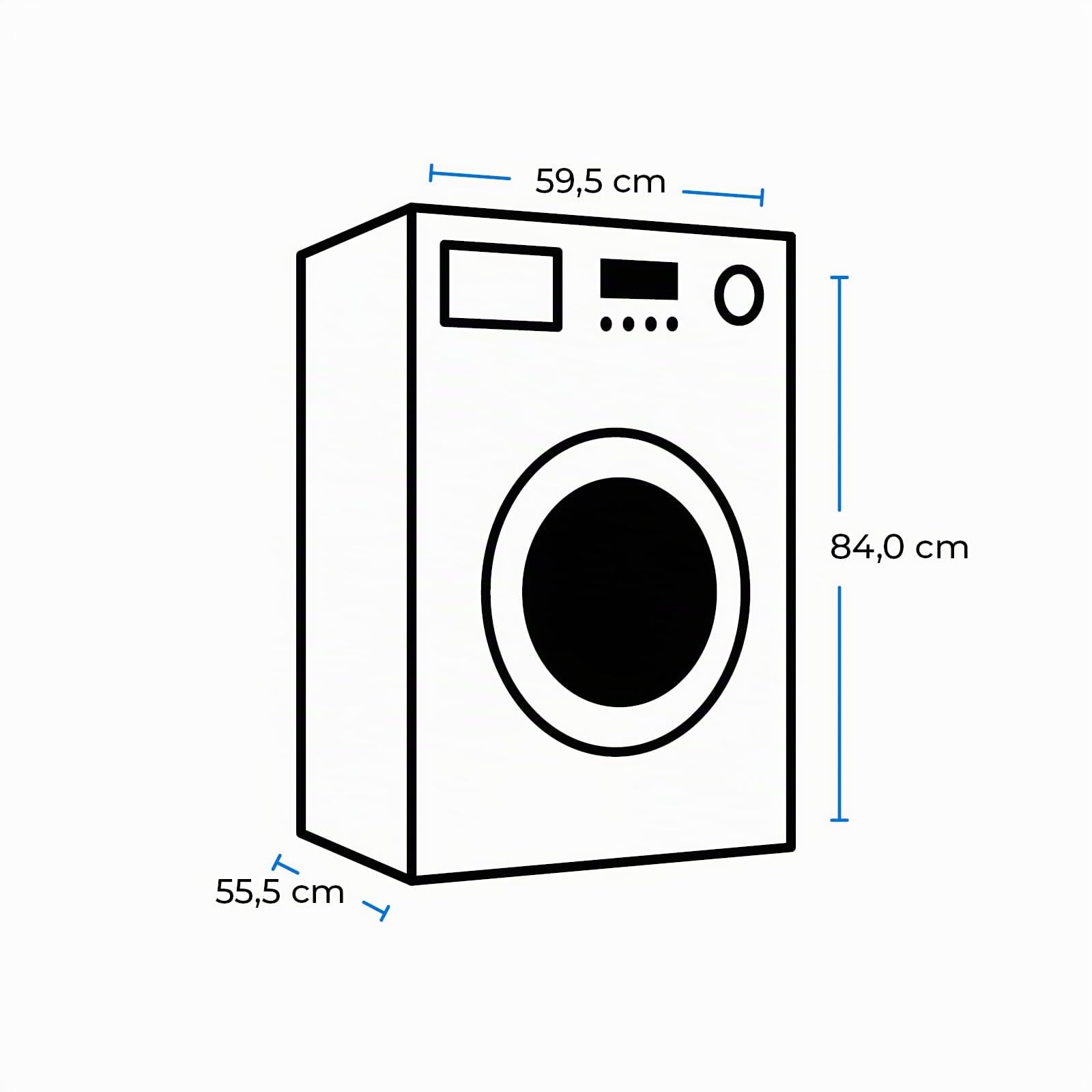 Exquisit TAE70-3 Sèche-linge à évacuation d'air | Capacité 7 kg | 8 programmes | Départ différé & sécurité enfant | Inversion automatique | Blanc