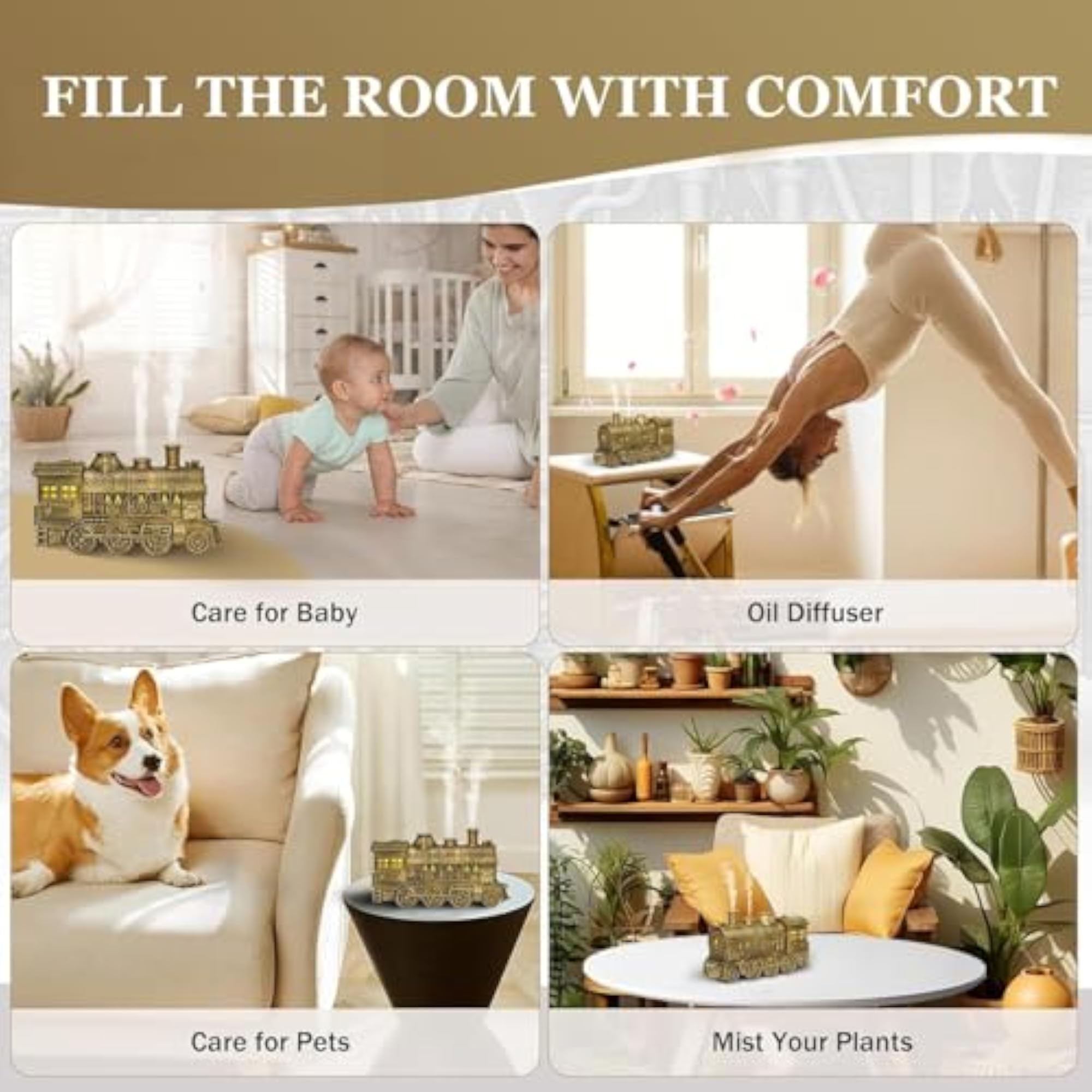 Istara Retro Train Essential Diffuser Aroma Diffuser