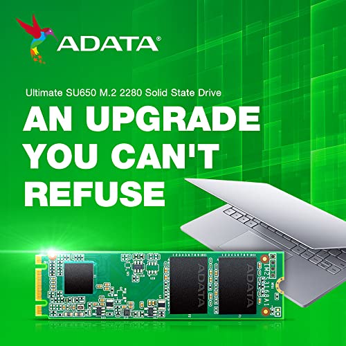 ADATA SU650 256GB M.2 2280 SATA 3D NAND Internal SSD Up to 550MB/s - Additional View