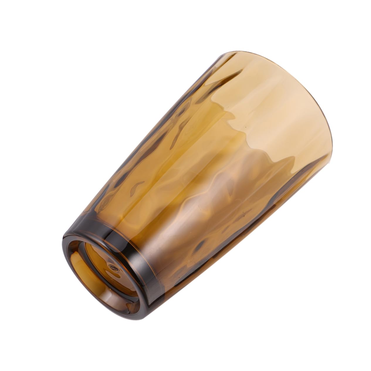 Healifty Shatter Resistant Acrylic Water Grain Cup Capacity Transparent Drinkware for Restaurant Bar Use with Slip Resistant Texture