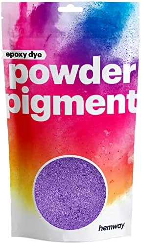 Hemway Yellow UV Fluorescent Pigment Powder Colour Luxury Sparkle Dye Metallic Pigments for Epoxy Resin, Polyurethane Paint and Cement - 50g