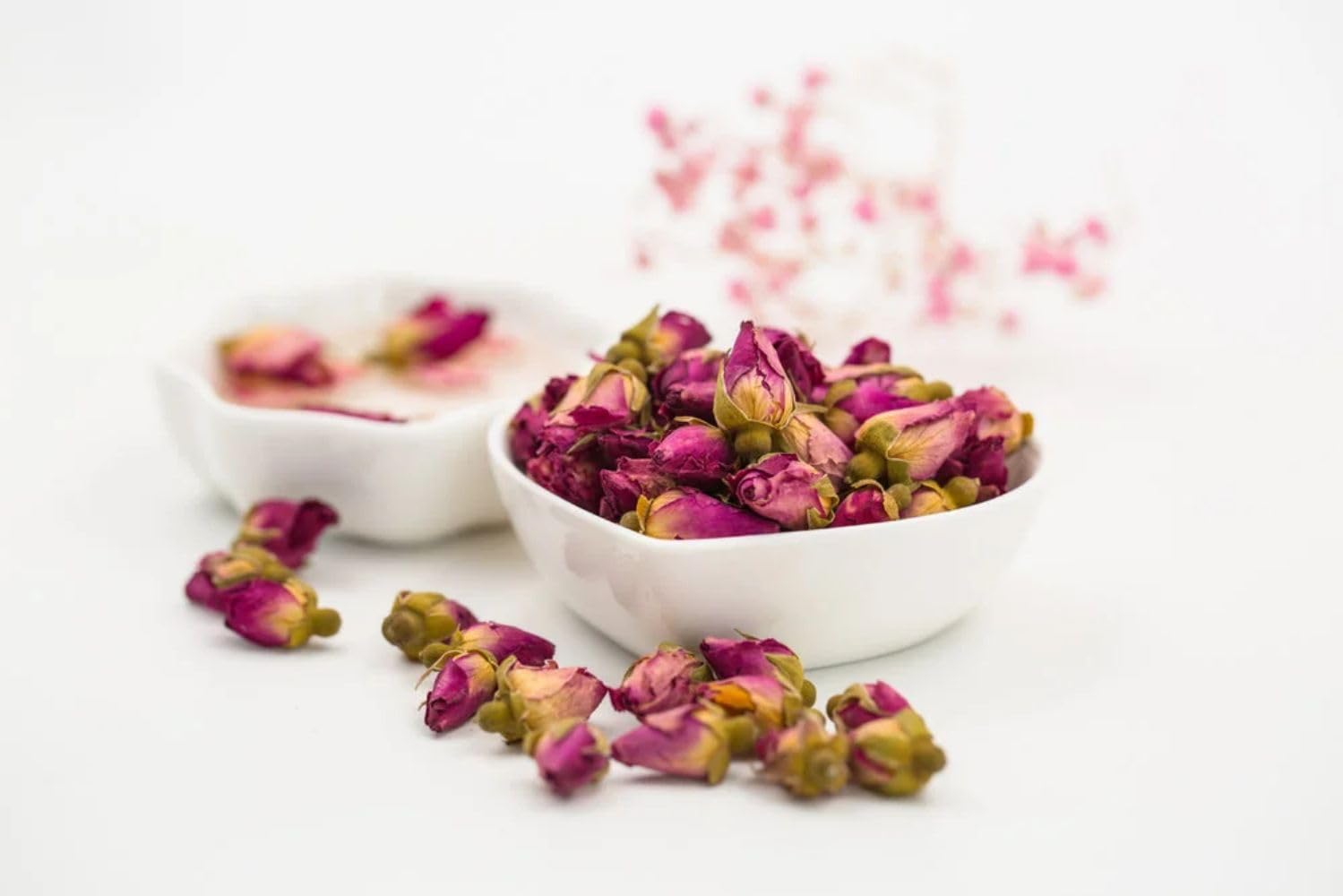 Sweet Post Dried Red Rosebud - Fragrant Red Rose Buds for Tea, Culinary Delights & DIY Crafts - 1LB Flower Floral 玫瑰花茶
