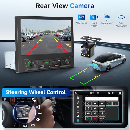 Radio para auto con pantalla táctil de 8 pulgadas miniatura 5