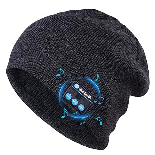 Sponsored Ad – Puersit Bluetooth Beanie Hat, Unisex Wireless V5.2 Knit Cap Headphones Beanie Washable Bluetooth Headphone Hat with Mic&Built-in Stereo Speakers Gift for Men &Women