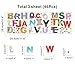 IARTTOP Adorable Animal Alphabet Wall Decal, Educational ABC Wall Sticker for Kids Bedroom Decoration, Lovely Letters Nursery Classroom Wall Art