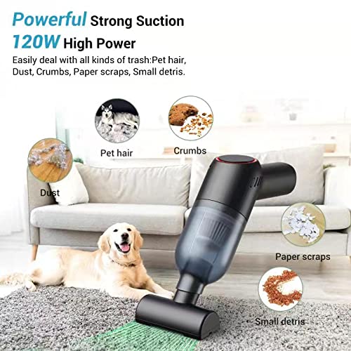 Suncandxy AE-SSZ331-TMM Handheld Vacuum Cleaner Cordless: Mini Rechargeable Hand Vacuum With Strong Suction, Wireless Portable Small Car Vacuum For Carpet Car thumb #4