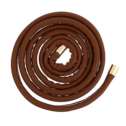 Ipetboom 1pieza Coletero De Piel Sintética Alambre Ajustable Para Mujeres y Niñas Accesorio Multifuncional Para Peinados y Estilo Diario