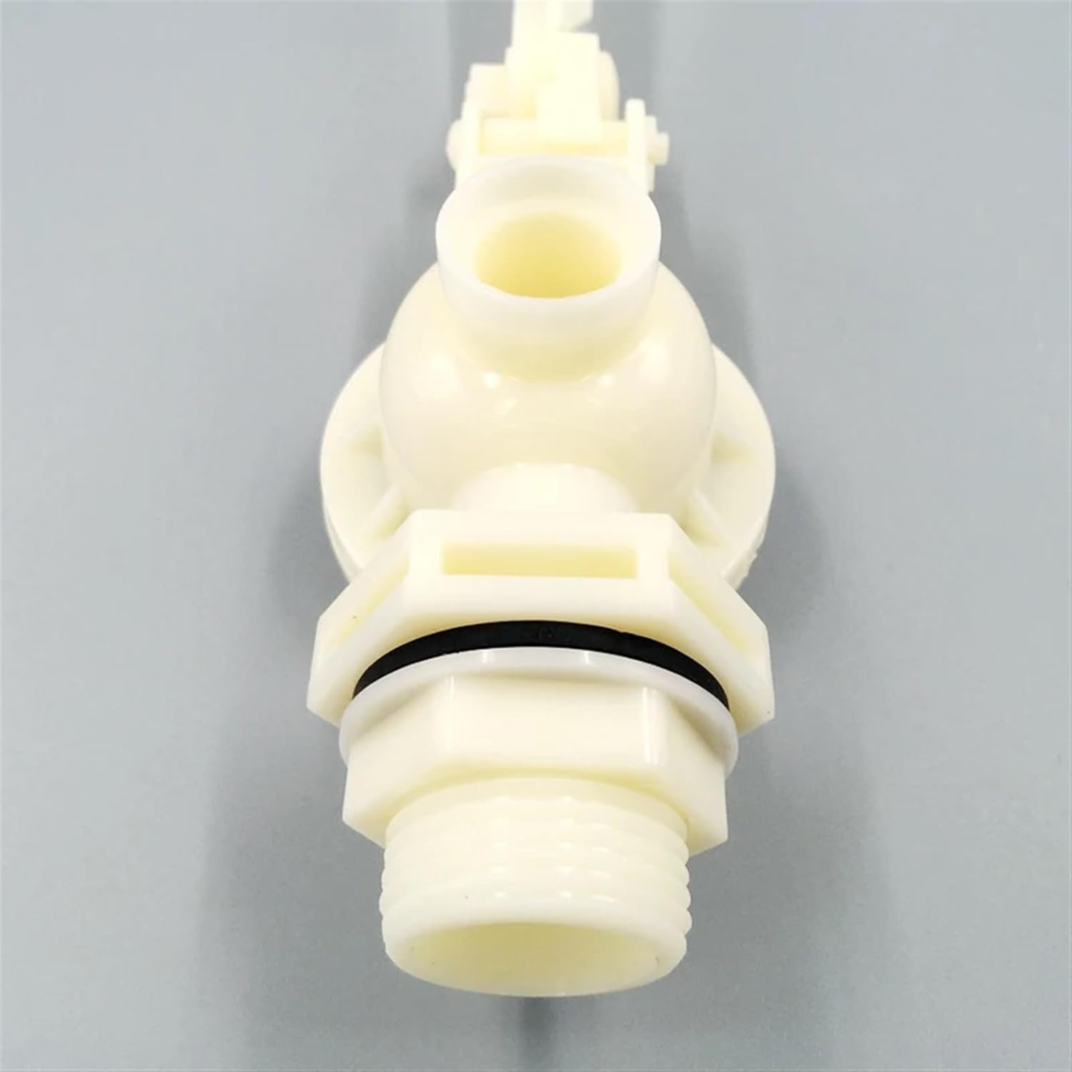 Liquid Water Level Control DN25 1" BSPT Thread Plastic Float Valve Ball Tank Pool Adjustable float valve