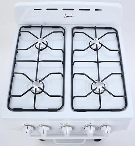 Vista 8 de Avanti Horno de cocina de gas, diseño compacto independiente, capacidad de 2.6 pies cúbicos, 4 quemadores sellados con encendido electrónico