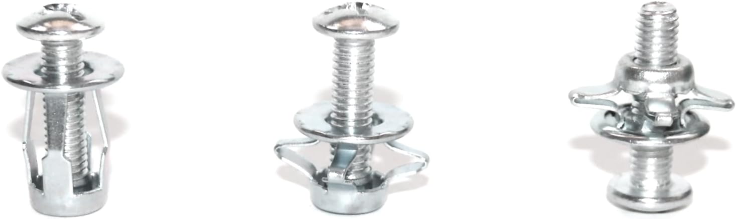 Cavity Dowels for Hollow Profiles - Strong, Secure Attachment in Steel Pipes, Aluminium, Sheet Metal, Plastic, Wood & Hollow Walls (16 Pieces) (M5 x 25)