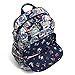 Vera Bradley Women's Cotton Campus Backpack, Snow Globes - Recycled Cotton, One Size