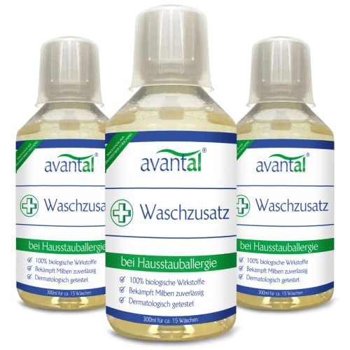 avantal® Anti-Milben Waschmittelzusatz | 3 x 300ml Dreierpack