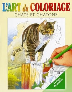 Paperback CHATS ET CHATONS -ART COLORIAGE [French] Book