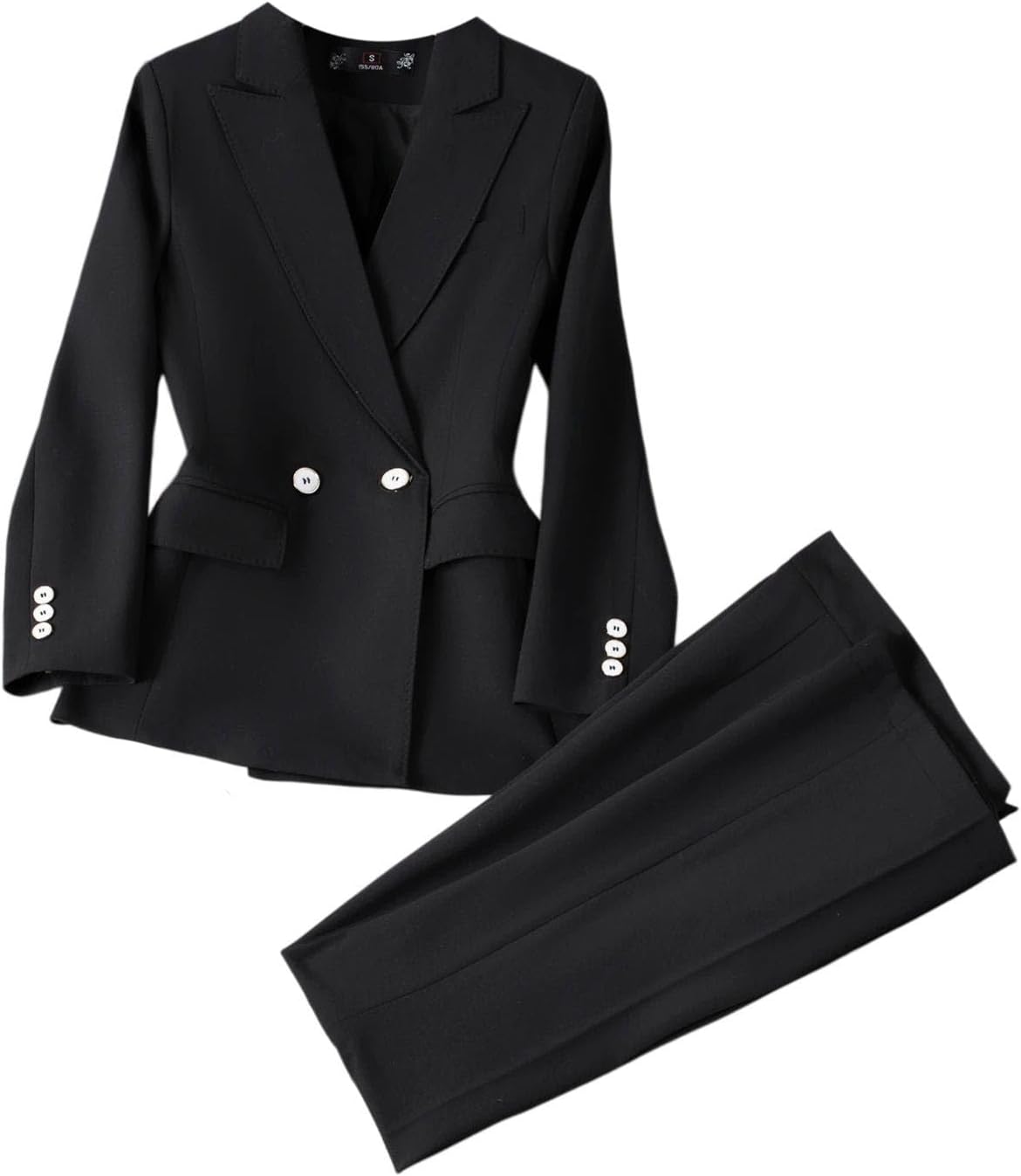 Business Formal Two Piece Woman Spring Blazer Trousers Suit Office Lady Work Wear