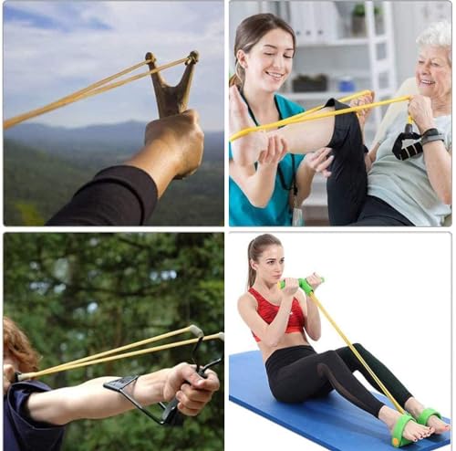 BOBOZHONG Naturlatex Gummischlauchband,5m Elastische Gummischlauch Vielseitig Latex Gummischlauch,Slingshots Gummiband Slingshots Band für Slingshot Katapult Yoga Zugübung 6x9mm
