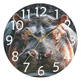 IRYULJX Wildlife Silent Hippo