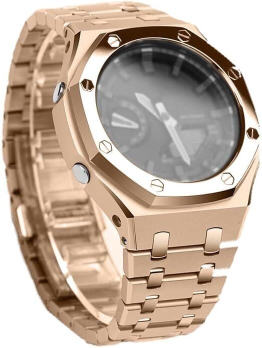 Boîtier montre GA2100 métal kit de modification bracelet intégré
