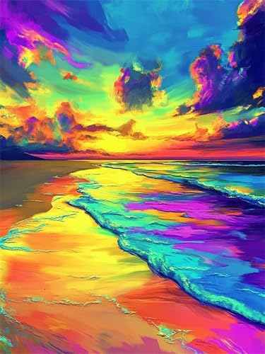 Peinture Diamant Kit Complet Grand Format 80x100cm